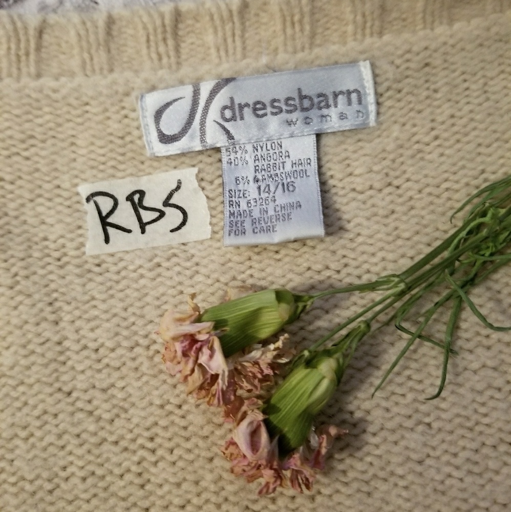 🌻🌺🌻DRESS BARN SOFT WOOL/RABBIT HAIR CARDIGAN!! - Picture 4 of 6